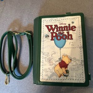 Loungefly Winnie the Pooh classic book cover convertible crossbody